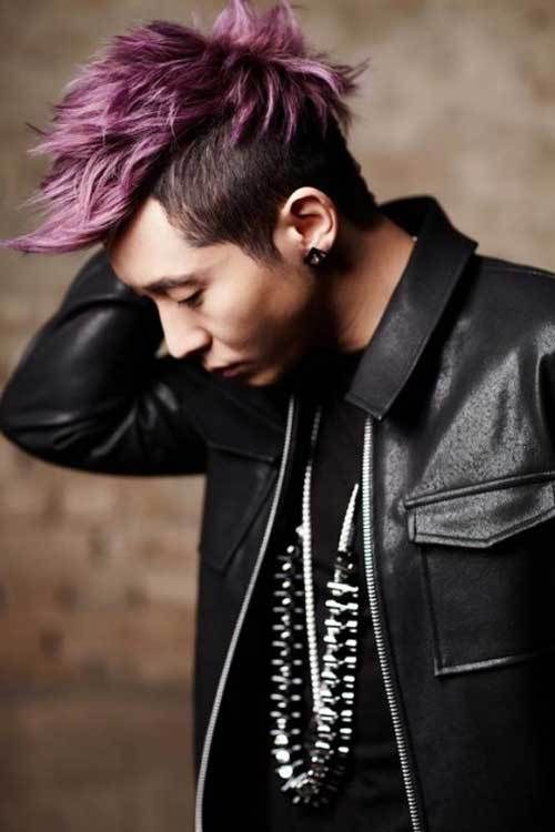 Cabelo de homem hot sale colorido